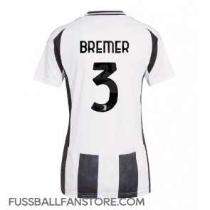 Juventus Gleison Bremer #3 Replik Heimtrikot Damen 2024-25 Kurzarm